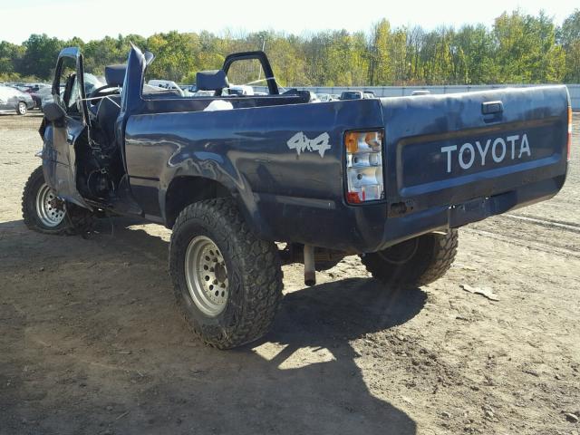 4TARN13P9RZ201858 - 1994 TOYOTA PICKUP 1/2 BLUE photo 3