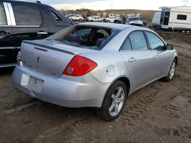 1G2ZH57N394173827 - 2009 PONTIAC G6 GT SILVER photo 4