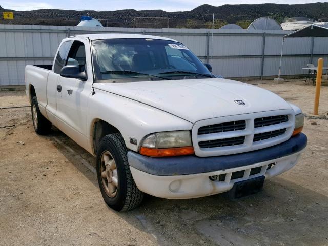 1B7GL22X8YS674683 - 2000 DODGE DAKOTA WHITE photo 1