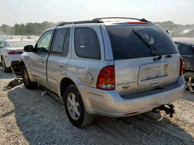 1GHDT13SX42162802 - 2004 OLDSMOBILE BRAVADA GRAY photo 3