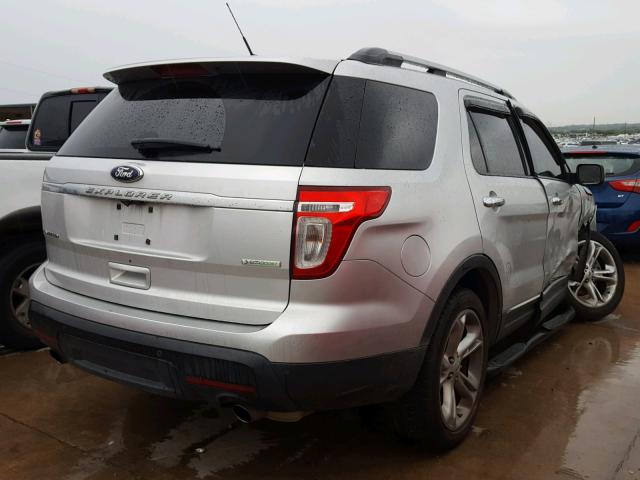 1FMHK7F97CGB04455 - 2012 FORD EXPLORER L SILVER photo 4