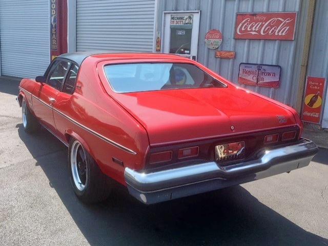 1Y17H4W153976 - 1974 CHEVROLET NOVA RED photo 3