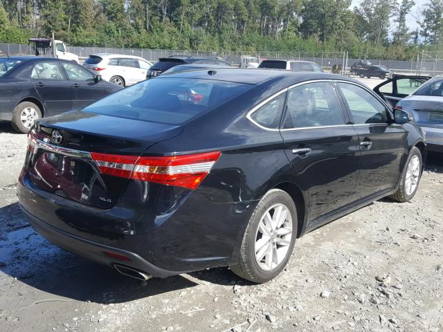 4T1BK1EB3FU150362 - 2015 TOYOTA AVALON XLE BLACK photo 4