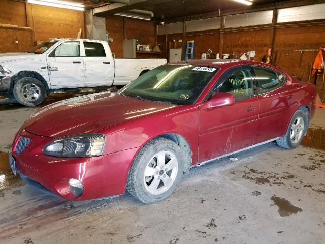 2G2WS522551184383 - 2005 PONTIAC GRAND PRIX MAROON photo 2