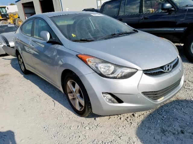 5NPDH4AE7CH074275 - 2012 HYUNDAI ELANTRA GL SILVER photo 1