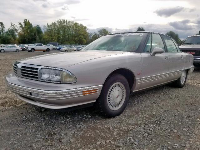 1G3CX52KXT4306110 - 1996 OLDSMOBILE 98 REGENCY TAN photo 2