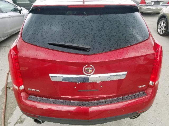 3GYFNCE35ES612351 - 2014 CADILLAC SRX PERFOR RED photo 9