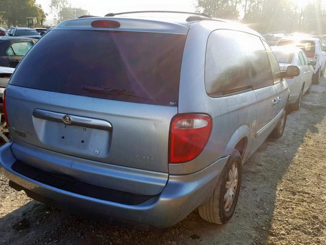 2A4GP54L46R772263 - 2006 CHRYSLER TOWN & COU BLUE photo 4