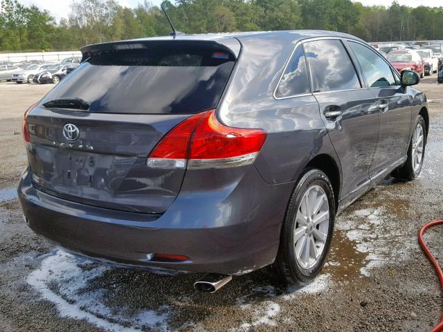 4T3ZA3BBXAU023125 - 2010 TOYOTA VENZA GRAY photo 4