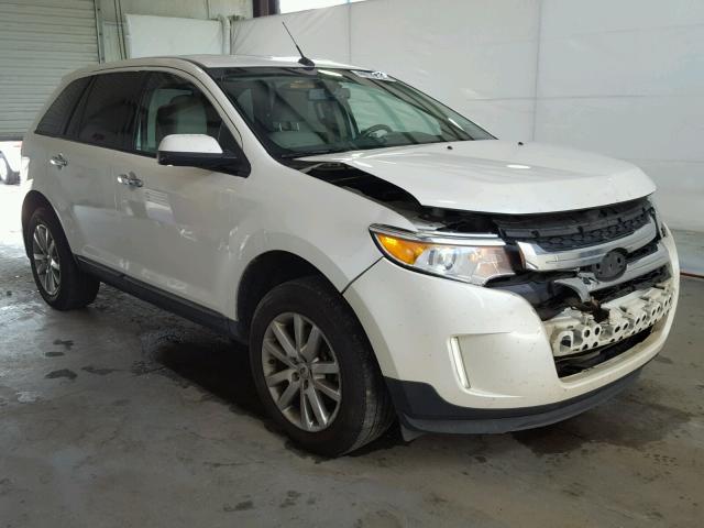 2FMDK3JC2BBB06050 - 2011 FORD EDGE SEL WHITE photo 1