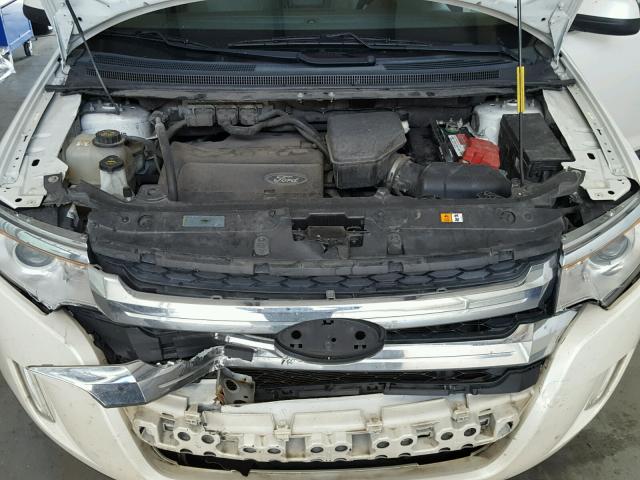 2FMDK3JC2BBB06050 - 2011 FORD EDGE SEL WHITE photo 7