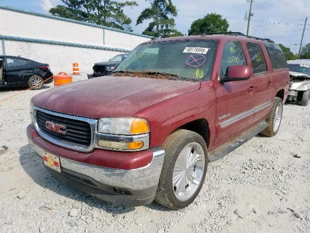 1GKEC16Z05J208555 - 2005 GMC YUKON XL C MAROON photo 2