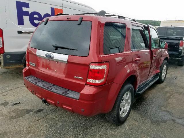 1FMCU94128KD41212 - 2008 FORD ESCAPE LIM RED photo 4