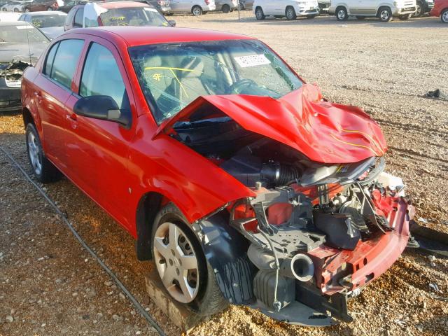 1G1AK55F477407869 - 2007 CHEVROLET COBALT LS RED photo 1