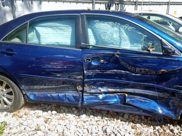 4T1BB3EK8AU123999 - 2010 TOYOTA CAMRY HYBR BLUE photo 9