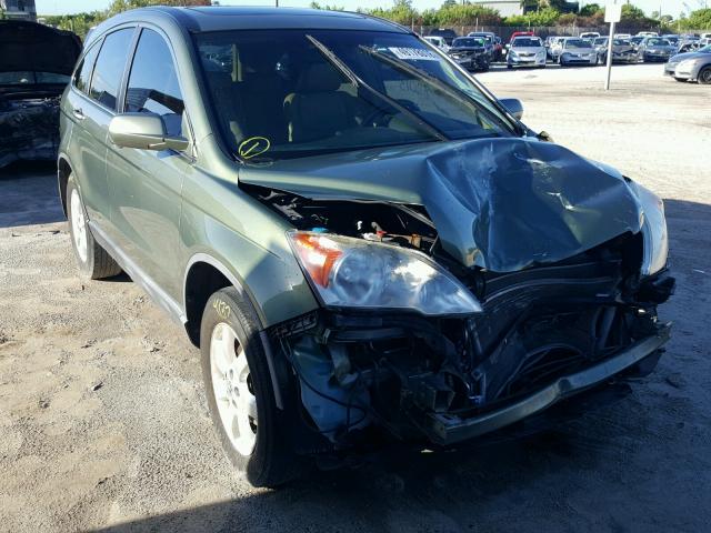 5J6RE38728L009489 - 2008 HONDA CR-V EXL GREEN photo 1