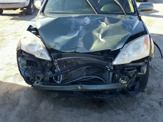 5J6RE38728L009489 - 2008 HONDA CR-V EXL GREEN photo 9