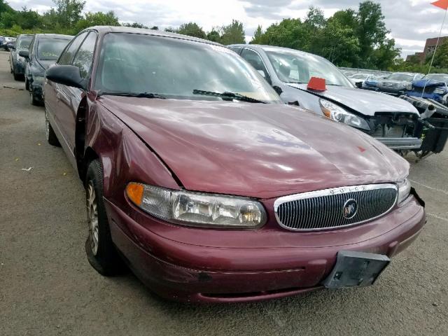 2G4WS52J7Y1167572 - 2000 BUICK CENTURY CU BURGUNDY photo 1