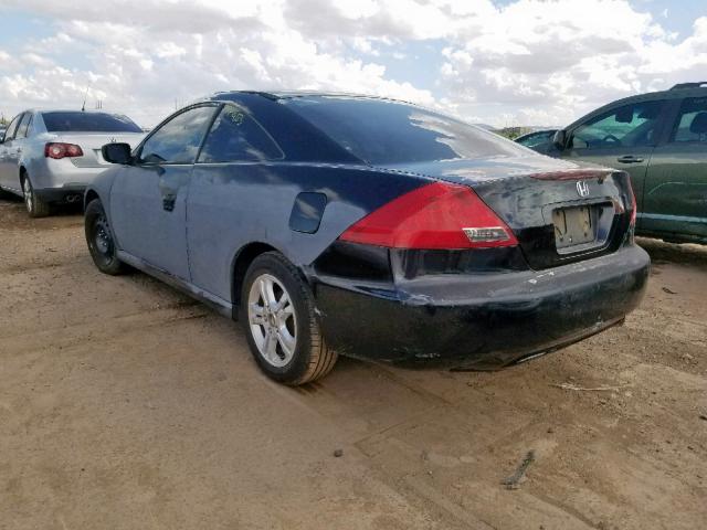 1HGCM72376A011387 - 2006 HONDA ACCORD LX BLACK photo 3