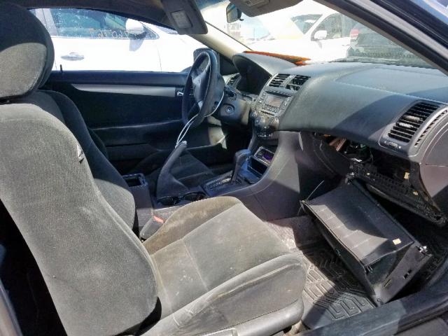 1HGCM72376A011387 - 2006 HONDA ACCORD LX BLACK photo 5