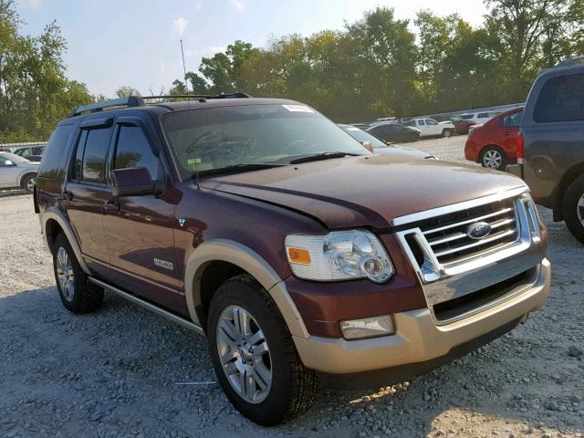 1FMEU74867UA67459 - 2007 FORD EXPLORER E BURGUNDY photo 1