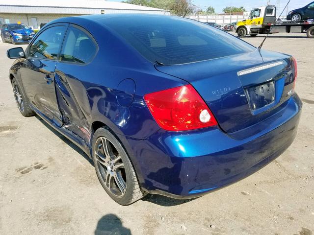 JTKDE177150016302 - 2005 TOYOTA SCION TC ლურჯი ფოტო 3