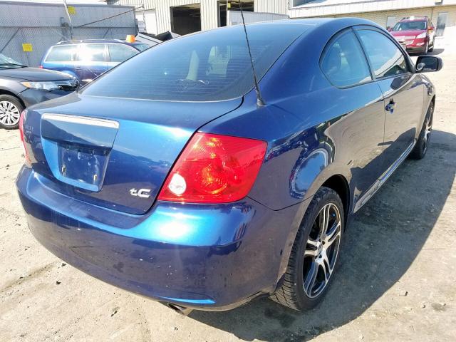 JTKDE177150016302 - 2005 TOYOTA SCION TC ლურჯი ფოტო 4