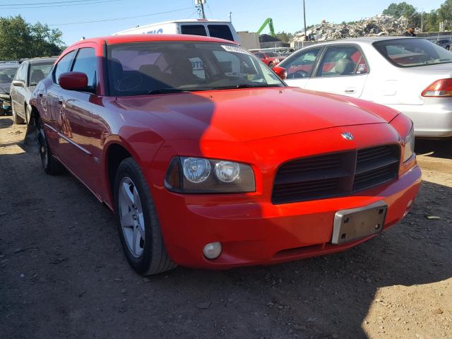 2B3CA3CVXAH287512 - 2010 DODGE CHARGER SX RED photo 1