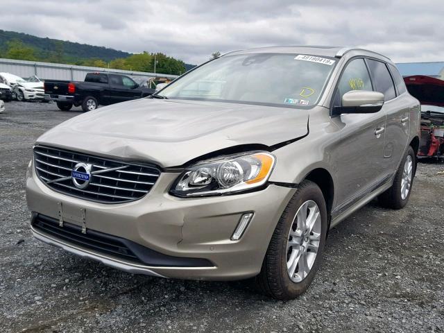 YV4612RK9G2813453 - 2016 VOLVO XC60 T5 BEIGE photo 2