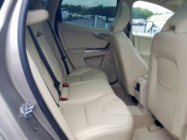 YV4612RK9G2813453 - 2016 VOLVO XC60 T5 BEIGE photo 6