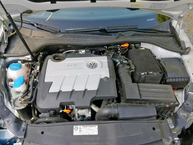 3VWPL7AJ7CM624060 - 2012 VOLKSWAGEN JETTA TDI SILVER photo 7