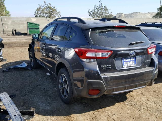 JF2GTABC1JH325019 - 2018 SUBARU CROSSTREK CHARCOAL photo 3