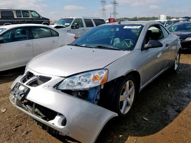 1G2ZH36N584299773 - 2008 PONTIAC G6 GT SILVER photo 2