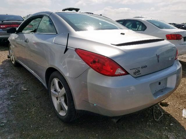 1G2ZH36N584299773 - 2008 PONTIAC G6 GT SILVER photo 3