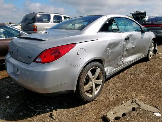 1G2ZH36N584299773 - 2008 PONTIAC G6 GT SILVER photo 4