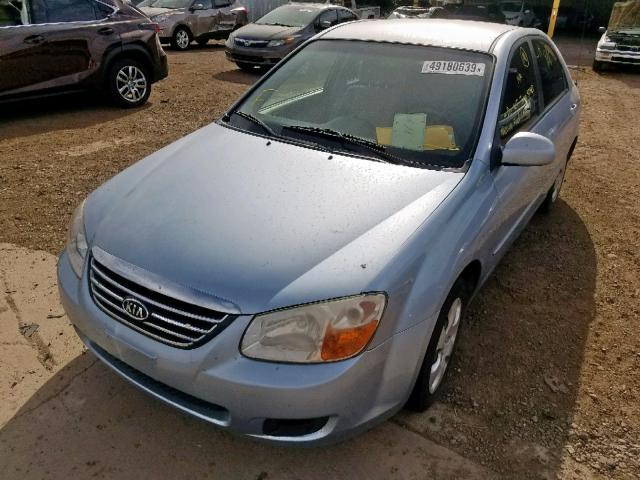 KNAFE122085575999 - 2008 KIA SPECTRA EX SILVER photo 2