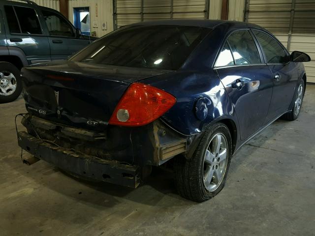 1G2ZH57N284230369 - 2008 PONTIAC G6 GT BLUE photo 4