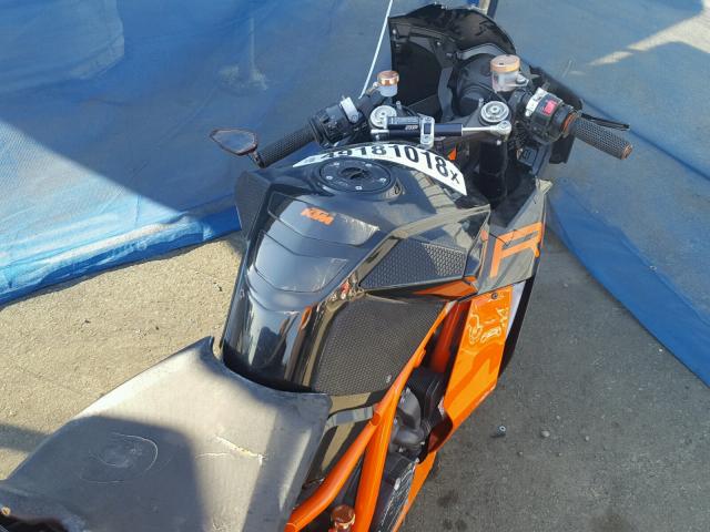 VBKVR9407CM984723 - 2012 KTM 1190 RC8 ORANGE photo 5