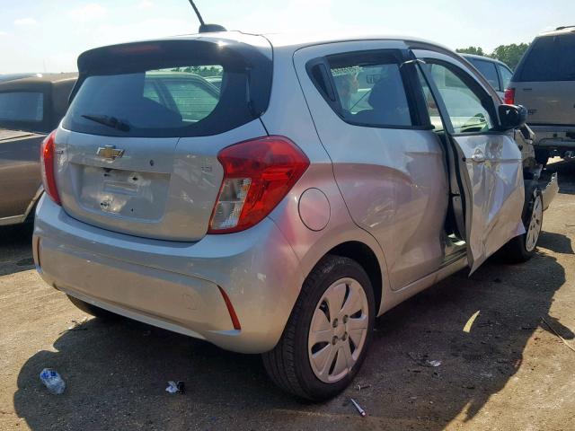 KL8CA6SA5GC607399 - 2016 CHEVROLET SPARK LS SILVER photo 4