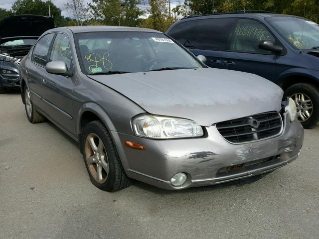 JN1CA31D01T622422 - 2001 NISSAN MAXIMA GXE GRAY photo 1