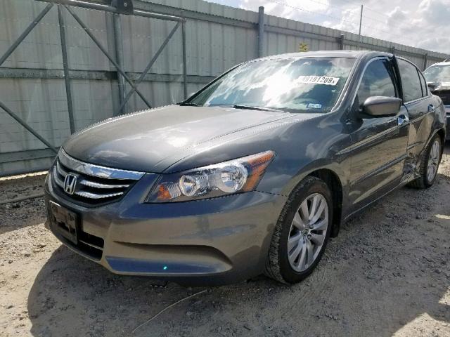 1HGCP2F86BA079190 - 2011 HONDA ACCORD EXL GRAY photo 2