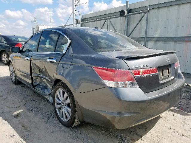 1HGCP2F86BA079190 - 2011 HONDA ACCORD EXL GRAY photo 3