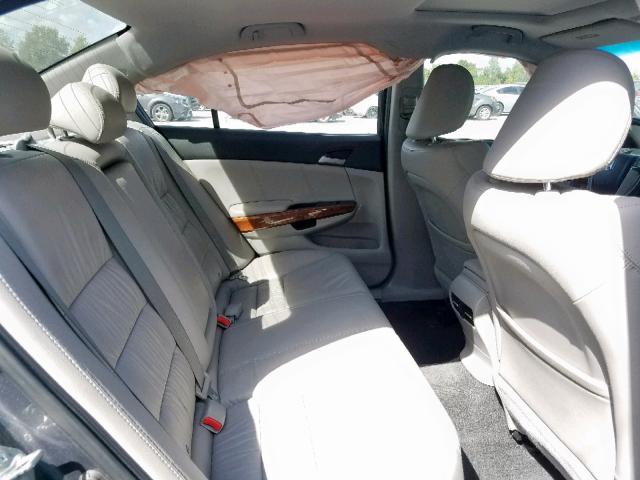 1HGCP2F86BA079190 - 2011 HONDA ACCORD EXL GRAY photo 6