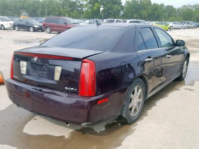 1G6DA67V980154465 - 2008 CADILLAC STS MAROON photo 4