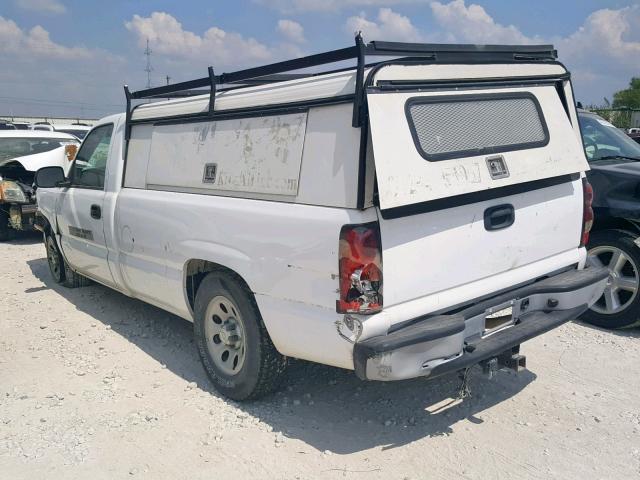 3GCEC14V57G251515 - 2007 CHEVROLET SILVERADO WHITE photo 3