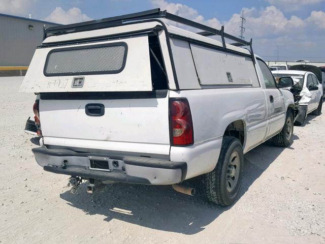 3GCEC14V57G251515 - 2007 CHEVROLET SILVERADO WHITE photo 4