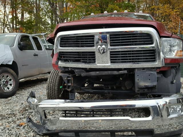 3C6TD5CT1CG187289 - 2012 DODGE RAM 2500 S RED photo 9