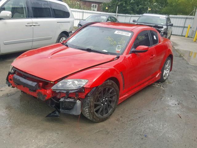 JM1FE173160204641 - 2006 MAZDA RX8 RED photo 2