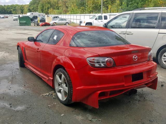 JM1FE173160204641 - 2006 MAZDA RX8 RED photo 3