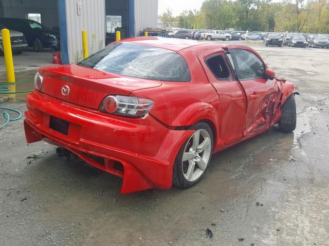 JM1FE173160204641 - 2006 MAZDA RX8 RED photo 4